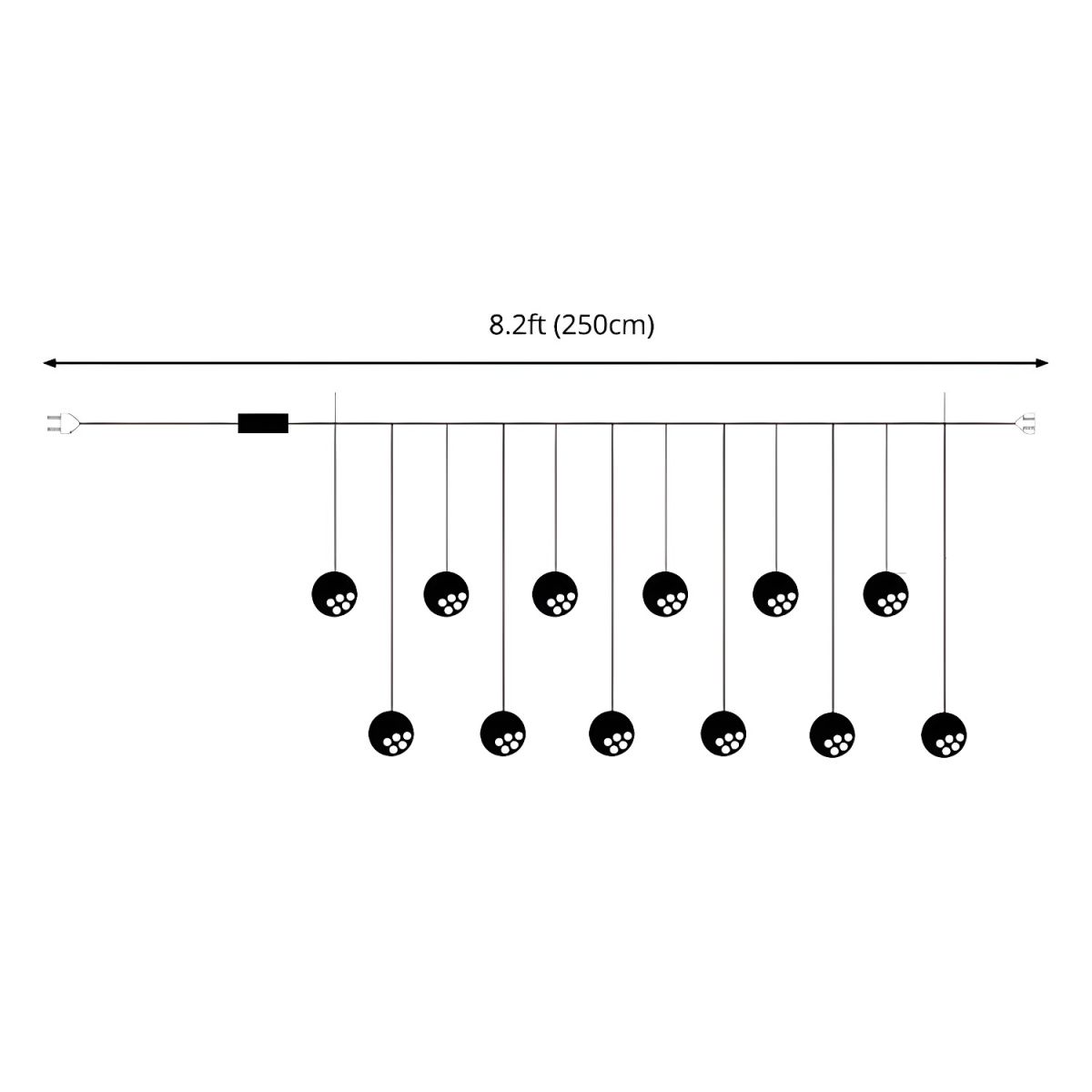 MotionGlobe™ LED Christmas Curtain Lights