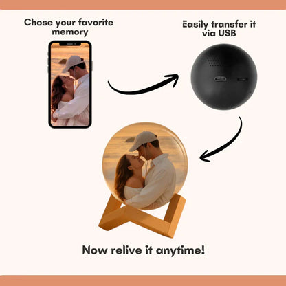 MotionGlobe™ 3D Memory Globe – Upload Your Own Videos