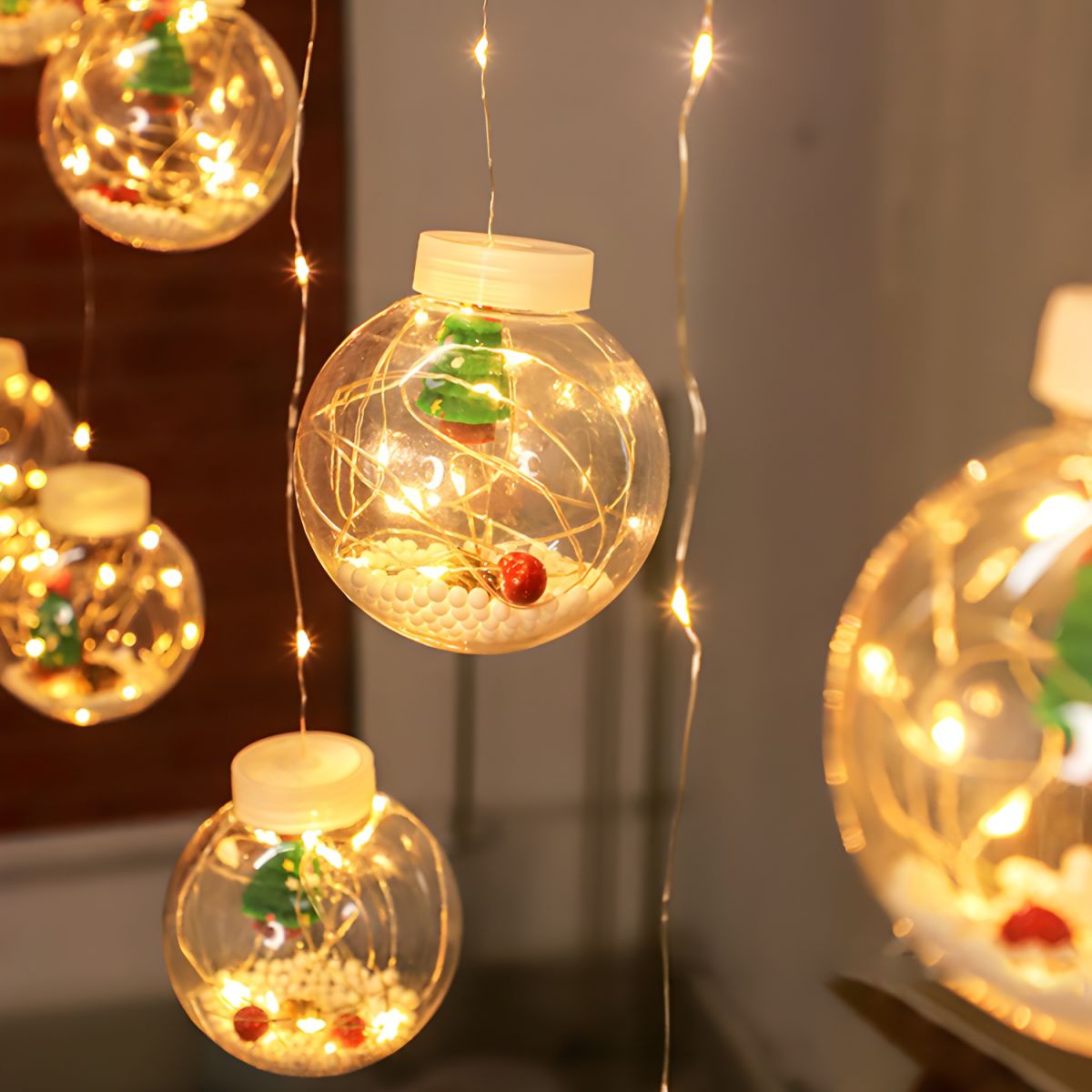 MotionGlobe™ LED Christmas Curtain Lights